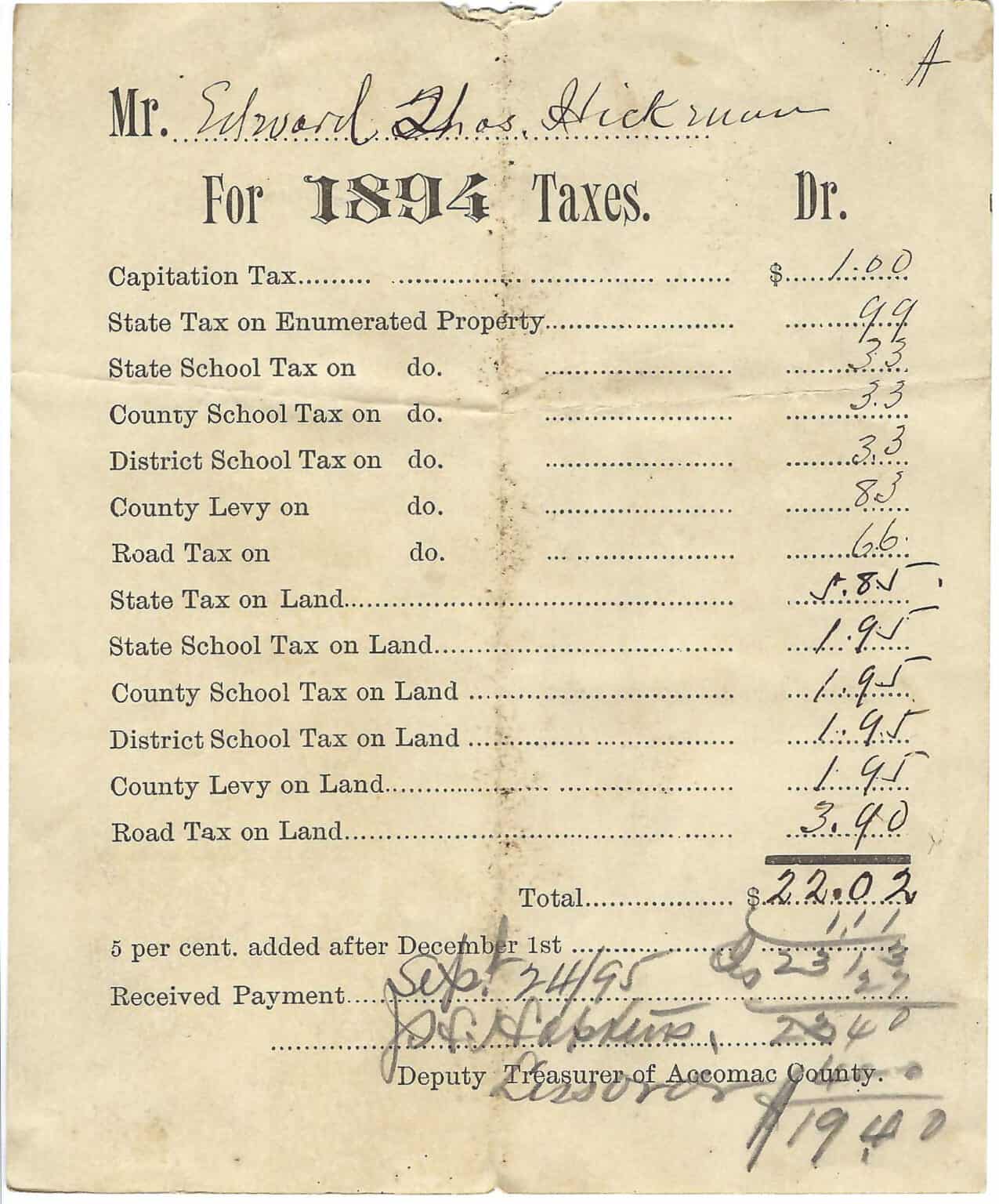 Our History Dublin Farms Horntown, VA